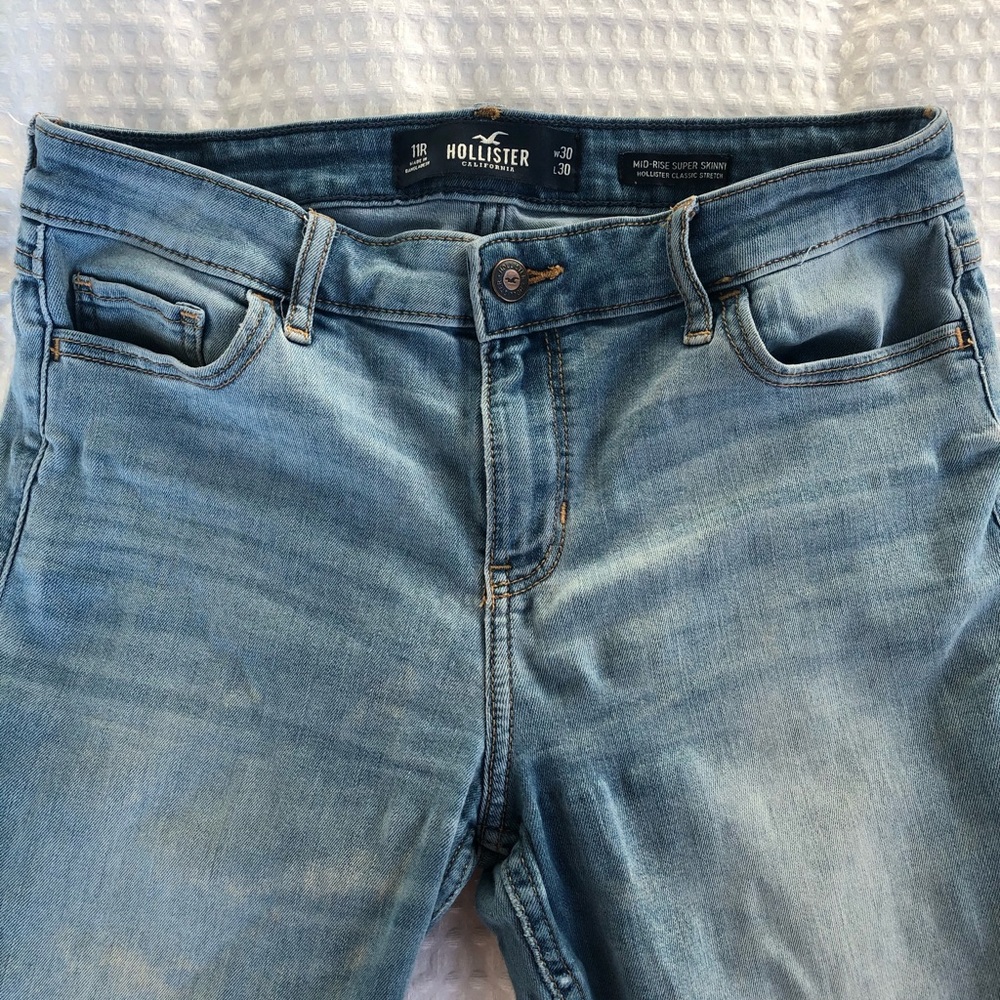 Hollister mid rise super stretch
